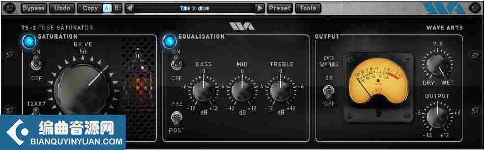 电子管饱和激励器 – Wave Arts Tube Saturator v2.13 WiN/v1.35 MAC