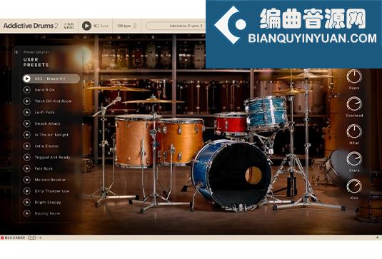 经典架子鼓 XLN Audio Addictive Drums 2 Complete Collection v2.6.0 Mac