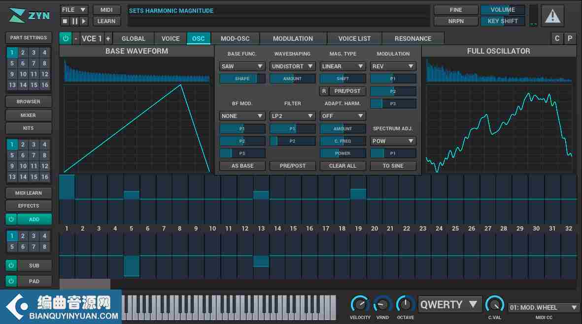 合成器 – ZynAddSubFX Zyn-Fusion 3.0.6 WiN X64 VSTi + Standalone
