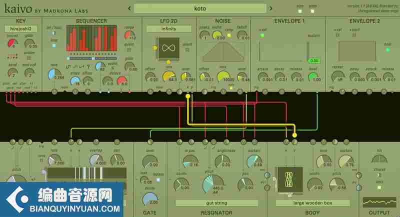 半模块化合成器 – Madrona Labs Kaivo 1.9.4 VSTi x64 WiN