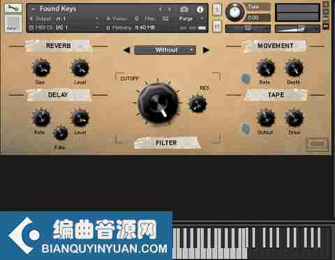 质感旋律 – Instruments by Lamprey Found Keys Volume 1 for Kontakt and NEAT Player