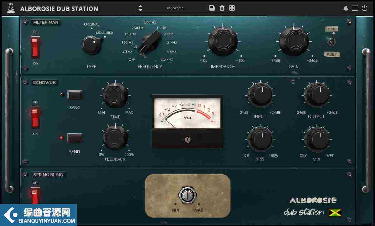 音频处理 – AudioThing Alborosie Dub Station 1.0.0 WiN