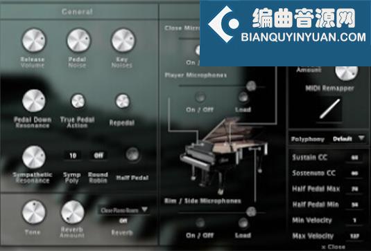 KAWAI EX 音乐会三角钢琴 Acousticsamples Kawai EX Pro for UVI Falcon（Acoustic Samples）