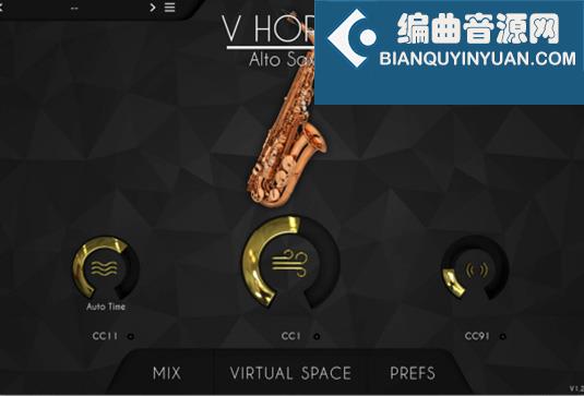 中音萨克斯管 Acousticsamples VHorns Alto Saxophones v1.3.0 For UVI Falcon