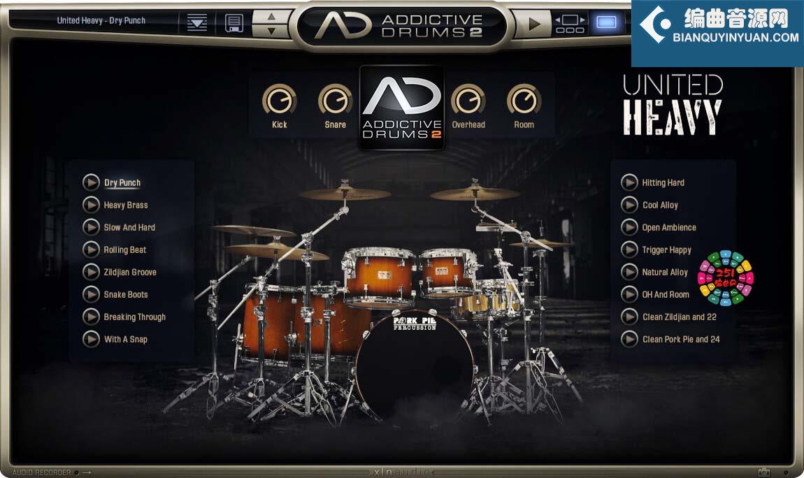 XLN Audio Addictive Drums 2 Complete ADD鼓  v2.1.9