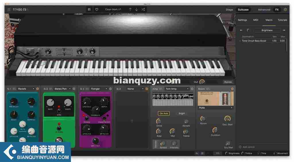 物理建模电钢 – Arturia Stage 73 V 2.0.1.1263 WIN
