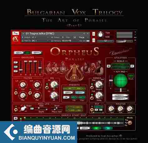 保加利亚合唱团 – Audiogrocery Orpheus Phrases KONTAKT