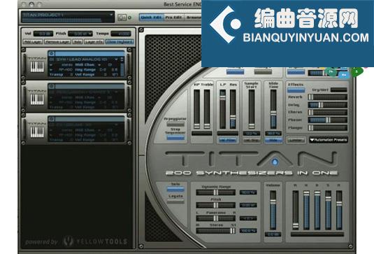 泰坦电子综合模拟合成音色 Best Service Titan (Engine 2)