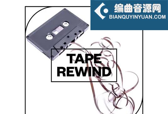磁盘倒带音效 Blastwave FX Tape Rewind WAV