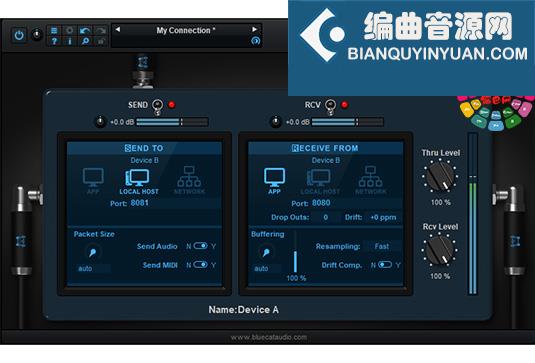 蓝猫音频MIDI路由插件 Blue Cat Audio Blue Cats Connector v1.12 R2R