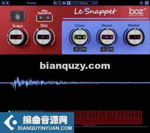 打响指声音/现代音乐电鼓音源 – Boz Digital Labs Le Snappet v1.0.3 WiN