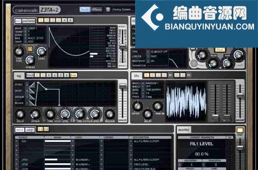 Cakewalk Z3TA+ 2 v2.2.3.51 波塑形合成器 +预设合集