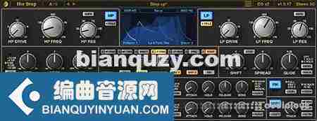 经典模拟合成滤波器 – Cytomic The Drop v1.6.8 macOSX
