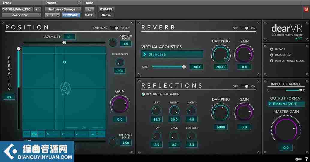 3D声学空间音频插件 – Dear Reality dearVR PRO v1.4.1 macOSX