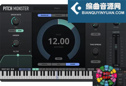音高音色变换效果器 Devious Machines Pitch Monster v1.3.14 MacOS-MORiA