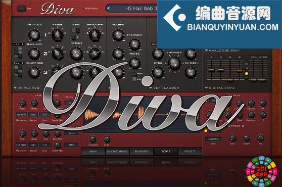 u-he Diva v1.4.3.9033 电音合成器插件