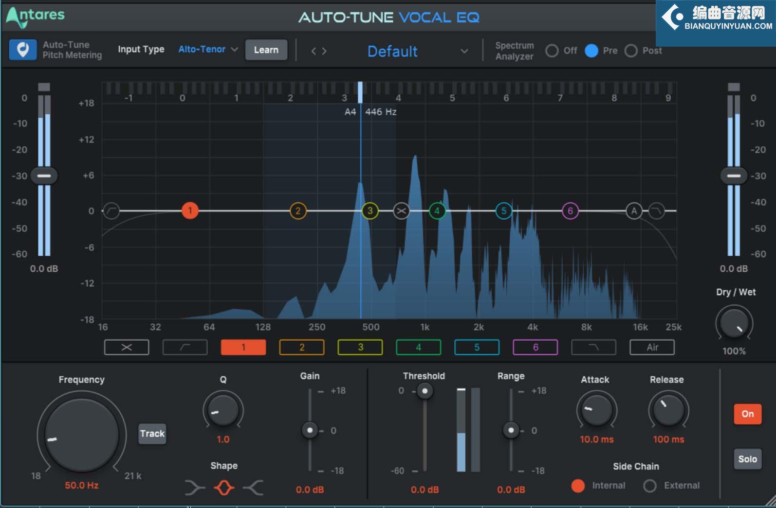 人声动态均衡效果器 Antares Auto-Tune Vocal EQ v1.0.0 Win