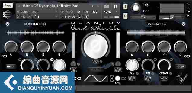 鸟哨合成音源 – Emergence Audio Quantum Bird Whistle KONTAKT-FANTASTiC
