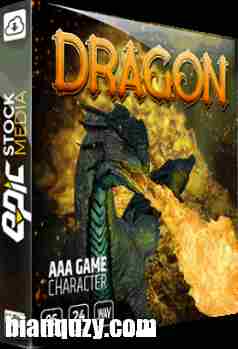 巨龙的游戏音效库 – Epic Stock Media AAA Game Character Dragon WAV-DISCOVER