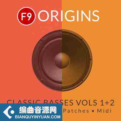 低音合成音色 – F9 OR Basses Vol 1&2 V. 1.4 for Kontakt