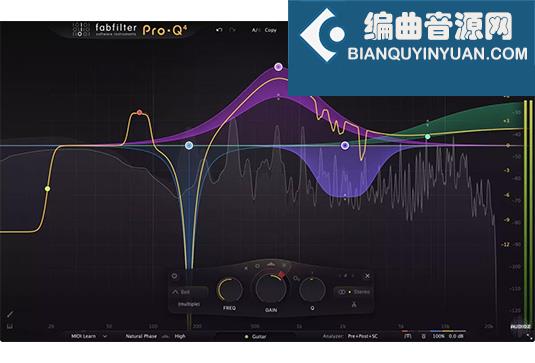 肥波EQ4均衡器 FabFilter Pro-Q 4 v4.0.1 Mac HCiSO （EQ4）