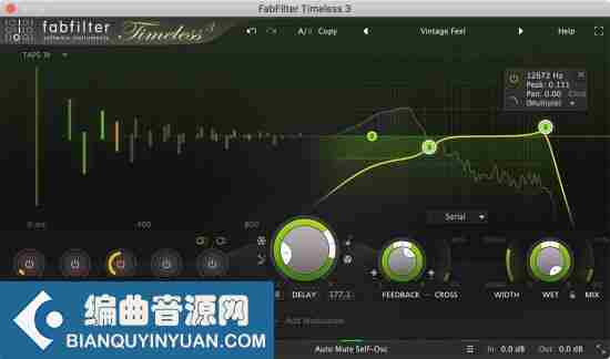 老式磁带延迟器 – Fabfilter Timeless 3.0.0 WIN DUTCHLAB
