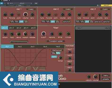 合成器插件 – Guda Audio SynthR v1.3 WiN OSX Incl Keygen