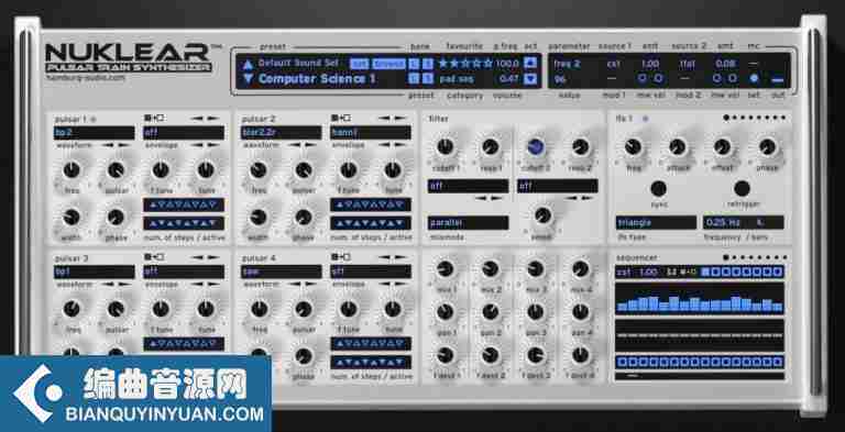高级颗粒脉冲序列合成器 – Hamburg-Audio NUKLEAR v1.1.4 WIN MacOSX Incl. Keygen REPACK