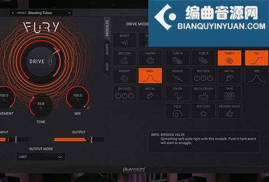 失真效果器 Heavyocity Fury v1.0.0 MOCHA Win