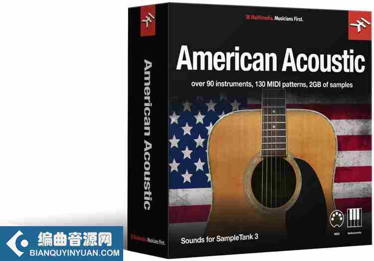 原声吉他音色库 – IK Multimedia American Acoustic for SampleTank 3/4