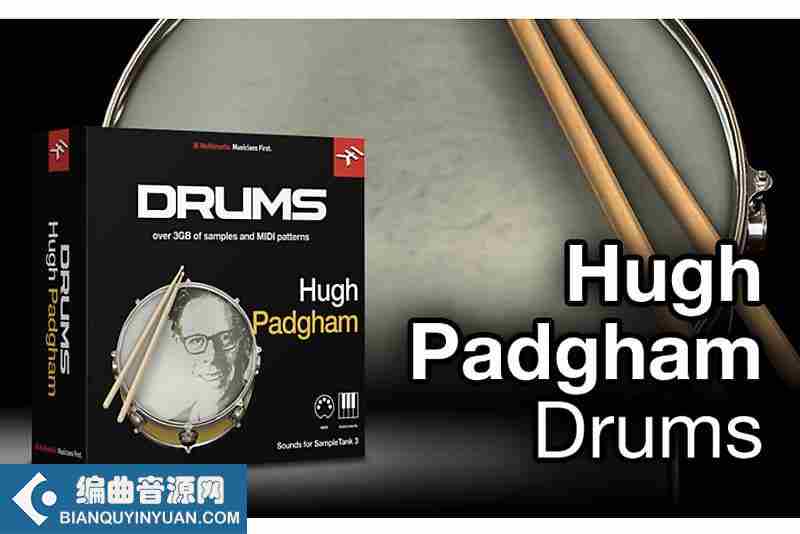 传奇石室鼓音色 – IK Multimedia Hugh Padgham Drums for SampleTank 3/4