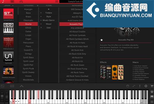 采样坦克4采样器 IK Multimedia SampleTank 4 v4.2.3 R2R Win
