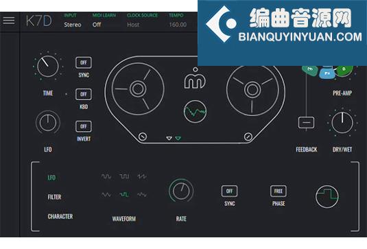 复古磁带延迟插件 Imaginando K7D