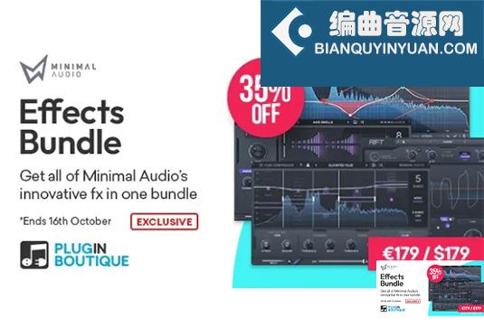 11个混音效果器合集 Minimal Audio Effects Bundle v2024.11 R2R Win （包含MinimalAudio Swarm Reverb Ripple Phaser Rift Rift Filter Lite Rift Feedback Lite Morph EQ Hybrid Filter Fuse Compressor Flex Chorus Current Cluster Delay）