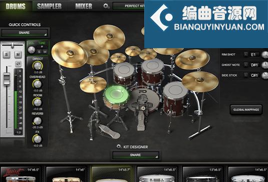 Perfect Drums鼓拓展 Naughty Seal Audio Perfect Drums Factory Library v1.6.0