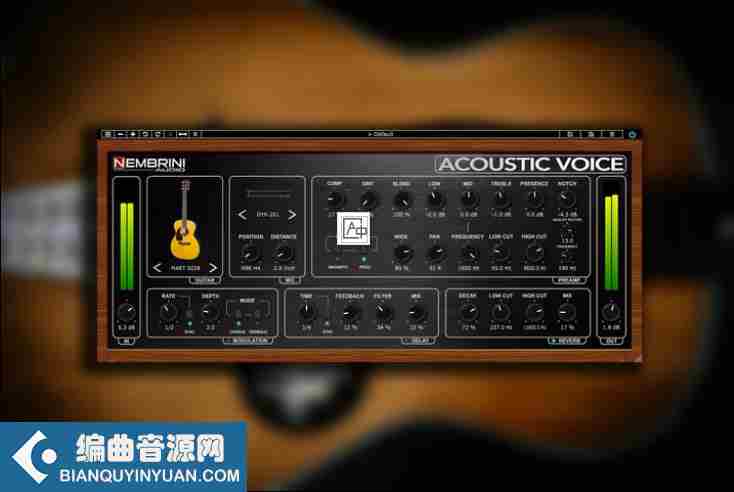 原声木吉他效果器 – Nembrini Audio NA Acoustic Voice v1.0.0 WIN