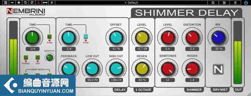 延迟效果器插件 – Nembrini Audio NA Shimmer Delay v1.0.0 WIN