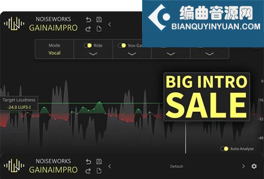 AI 人声编辑处理 NoiseWorksAudio GainAimPro v1.0.3 Win （Noise Works Audio Gain Aim Pro）