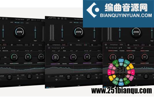 混音插件套装 Plugin Alliance ADPTR Audio Effects Bundle v2024.4 （Metric AB Hype Sculpt StreamLiner）