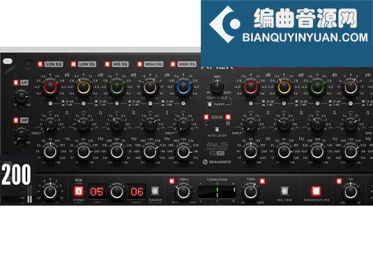 经典参数均衡器 Plugin Alliance Brainworx AMEK EQ 200 v1.4.1 MacOS-MORiA