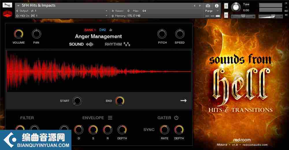冲击和过渡悬疑恐怖音色 – Red Room Audio Sounds From Hell Hits and Transitions KONTAKT-FANTASTiC