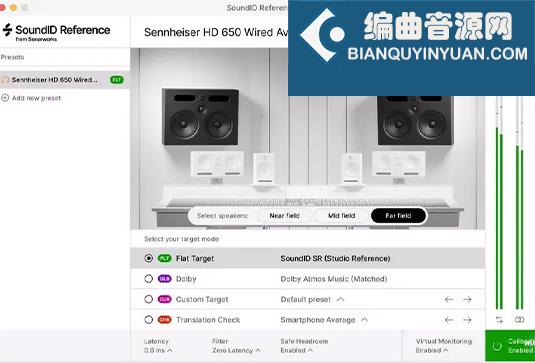 声场耳机校准监听软件 Sonarworks SoundID Reference v5.9.0 / v5.6.1