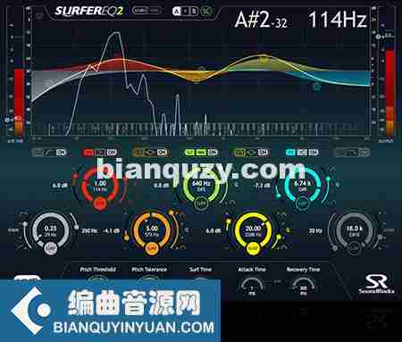 音高跟踪均衡器插件 – Sound Radix SurferEQ v2.1.0 WIN