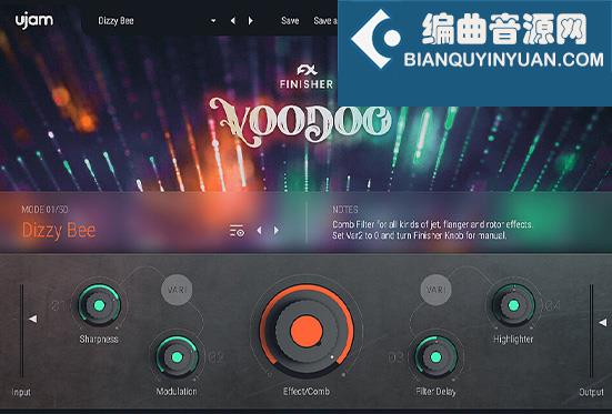 创意吉他效果器 UJAM Finisher VOODOO v1.2.0