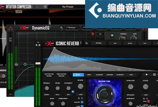 9个混音效果插件合集 aiXdsp Plugins Bundle 2024.6 R2R Win（包含aiXdsp Auto Engage Auto Gate Drum EQ Dynamic EQ Iconic Reverb Intuition Compressor Multi Band Compressor Gate Note EQ）