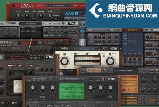 电子合成器/效果器合集 u-he Synths Collection v2024.10 WiN-MAC-Linux（包含uhe ACE Bazille ColourCopy Diva Hive2 Presswerk Repro Satin Twangstrom Uhbik u he MFM2）