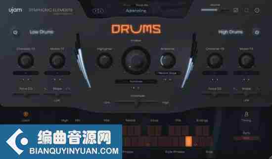 电影鼓 – uJAM Symphonic Elements DRUMS 1.0.0 WIN