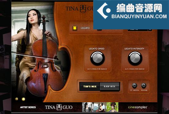 郭蒂娜独奏大提琴 Cinesamples Tina Guo Acoustic Cello Legato