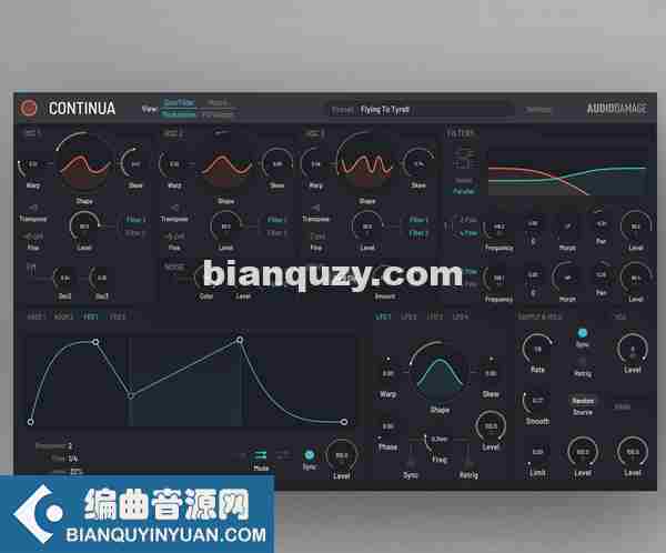 模拟合成器 – Audio Damage AD051 Continua V1.1.0 WiN OSX LiNUX RETAiL