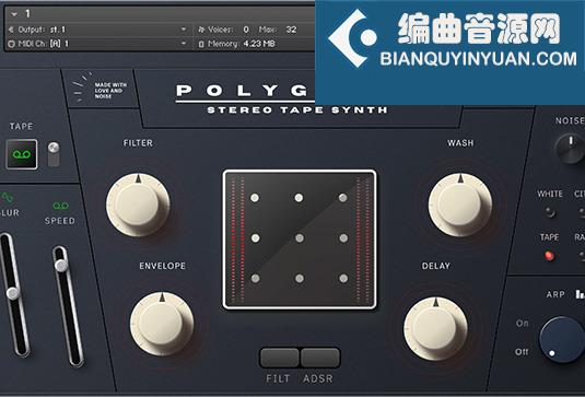 磁带模拟合成器 Battersea Audio Polygrade Tape Synth